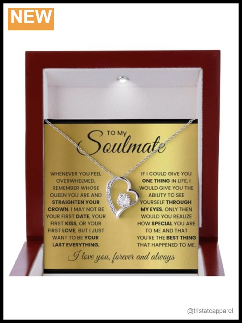 Cubic Zirconia Pendant Necklace Gift for Wife Girlfriend